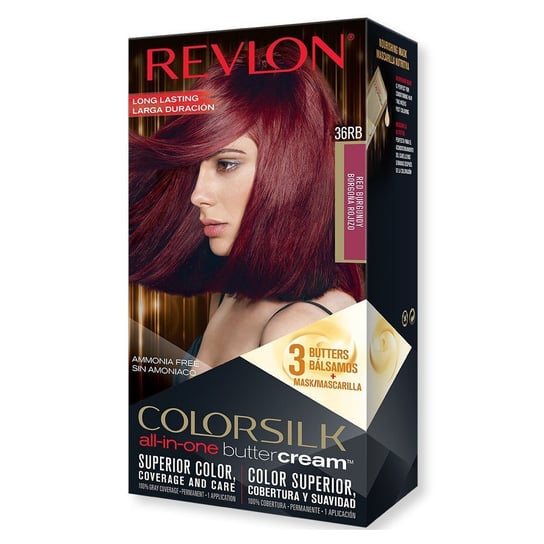 Revlon, Farba Do Włosów, Butter Cream Colorsilk - 36RB Red Burgundy Revlon