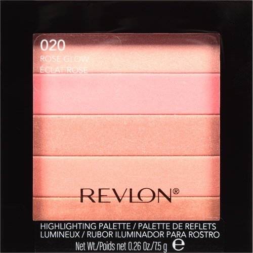 Revlon, Highlighting Palette, paletka rozświetlająca 020 Rose glow, 7,5 g Revlon