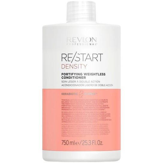 Revlon, Restart Density Fortifying Conditioner, Odżywka wzmacniająca włosy cienkie i osłabione, 750ml Revlon