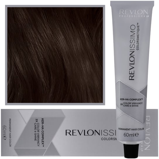 Revlon, Revlonissimo Colorsmetique, Kremowa Farba Do Włosów Z Pielęgnującym Komplexem Ker-Ha, Kremowa Formuła 3, 60 ml Revlon