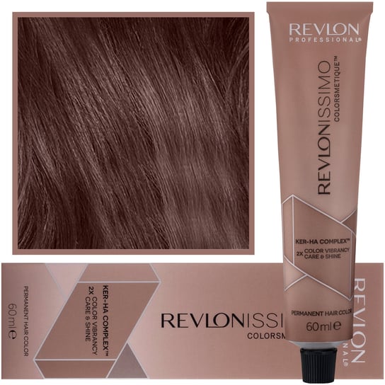 Revlon, Revlonissimo Colorsmetique, Kremowa Farba Do Włosów Z Pielęgnującym Komplexem Ker-Ha, Kremowa Formuła 4,15, 60 ml Revlon