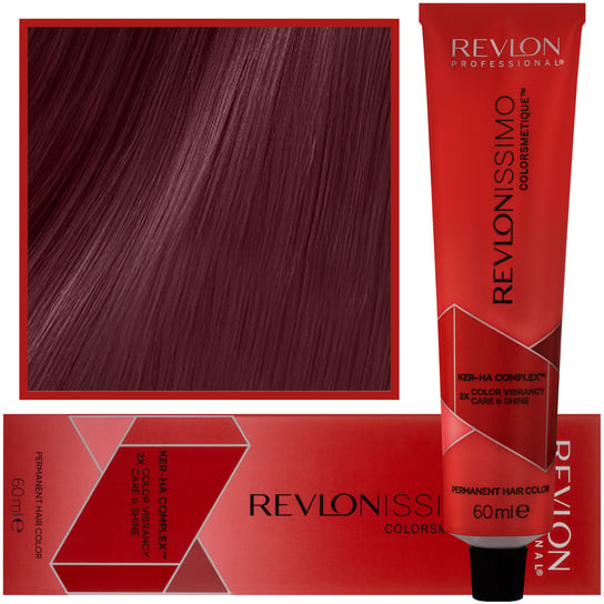 Revlon, Revlonissimo Colorsmetique, Kremowa Farba Do Włosów Z Pielęgnującym Komplexem Ker-Ha, Kremowa Formuła 4,65, 60 ml Revlon