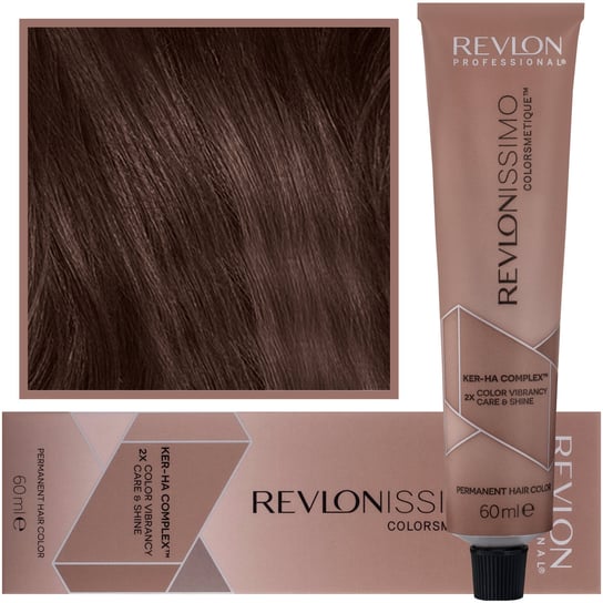 Revlon, Revlonissimo Colorsmetique, Kremowa Farba Do Włosów Z Pielęgnującym Komplexem Ker-Ha, Kremowa Formuła 5,41, 60 ml Revlon