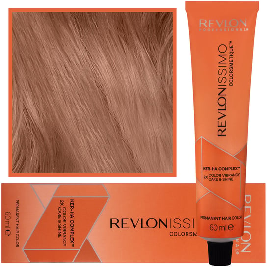 Revlon, Revlonissimo Colorsmetique, Kremowa Farba Do Włosów Z Pielęgnującym Komplexem Ker-Ha, Kremowa Formuła 7,43, 60 ml Revlon