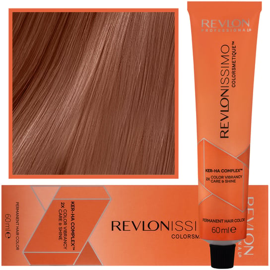 Revlon, Revlonissimo Colorsmetique, Kremowa Farba Do Włosów Z Pielęgnującym Komplexem Ker-Ha, Kremowa Formuła 7,45, 60 ml Revlon