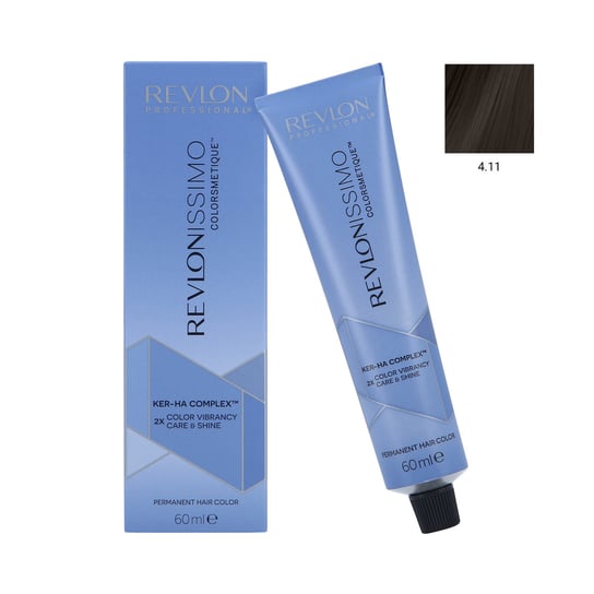 REVLON REVLONISSIMO COLORSMETIQUE Profesjonalna farba do włosów 4.11, 60 ml Revlon Professional
