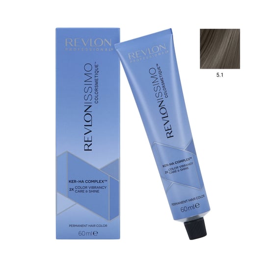 REVLON REVLONISSIMO COLORSMETIQUE Profesjonalna farba do włosów 5.1, 60 ml Revlon Professional