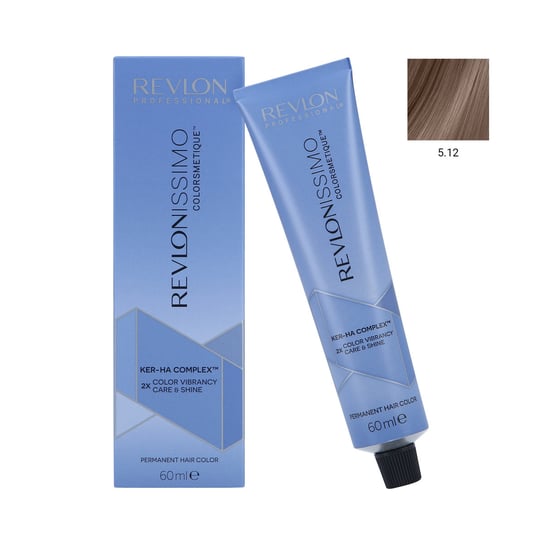 REVLON REVLONISSIMO COLORSMETIQUE Profesjonalna farba do włosów 5.12, 60 ml Revlon Professional