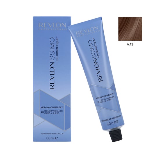 REVLON REVLONISSIMO COLORSMETIQUE Profesjonalna farba do włosów 6.12, 60 ml Revlon Professional