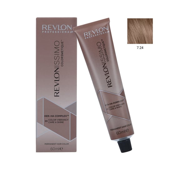 REVLON REVLONISSIMO COLORSMETIQUE Profesjonalna farba do włosów 7.24, 60 ml Revlon Professional
