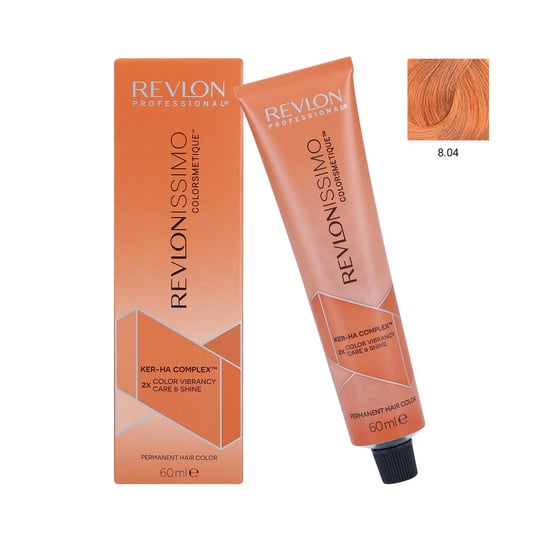 REVLON REVLONISSIMO COLORSMETIQUE Profesjonalna farba do włosów 8.04, 60 ml Revlon Professional
