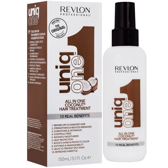 Revlon Uniq One Coconut - Odżywka do włosów w sprayu, nawilża suche włosy Revlon