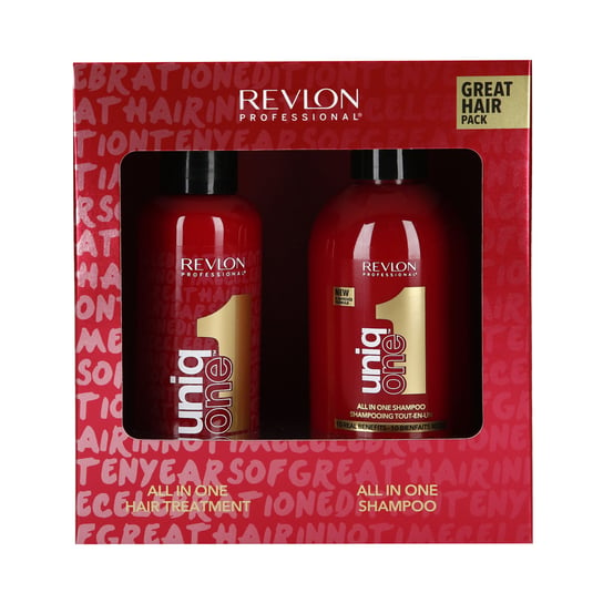Revlon, Uniq One Zestaw Do Wszystkich Rodzajów Włosów Maska 150Ml + Szampon, 230 Ml Revlon Professional
