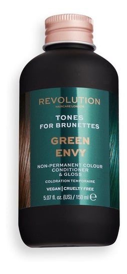 Revolution Haircare, Tones for Brunettes, Farba tonująca do włosów ciemnych 5 Green Envy, 150 ml Revolution Haircare
