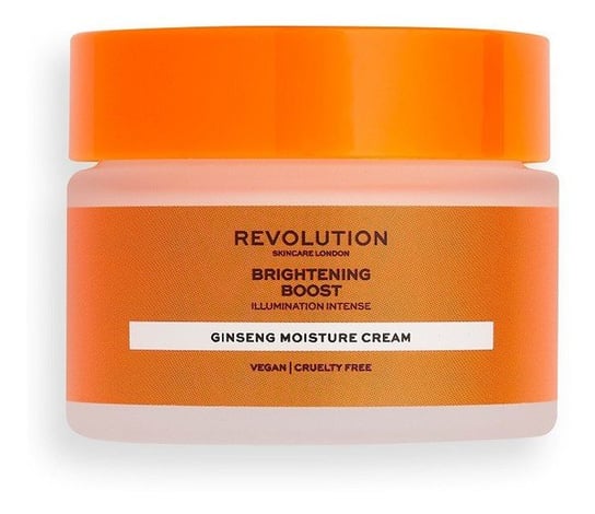 Revolution, Skincare Brightening Boost Ginseng Moisture Cream, Rozjaśniający krem nawilżający do twarzy, 50 ml Revolution