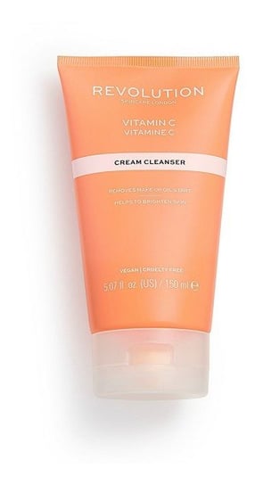 Revolutionm Skincare Vitamin C Glow Cream Cleanser, Rozświetlająco-oczyszczający krem do twarzy, 150 ml Revolution
