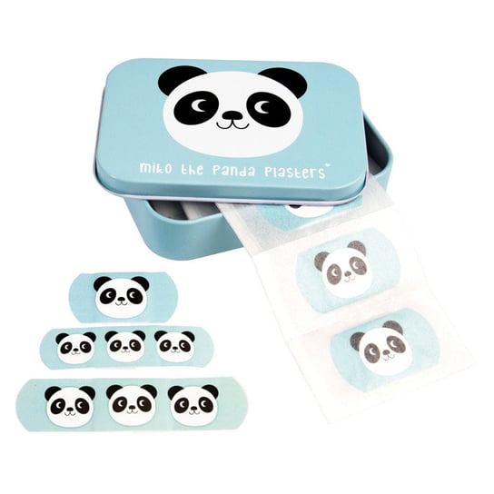 Rex London Trade, Zestaw plasterków w pudełku, Panda Rex London