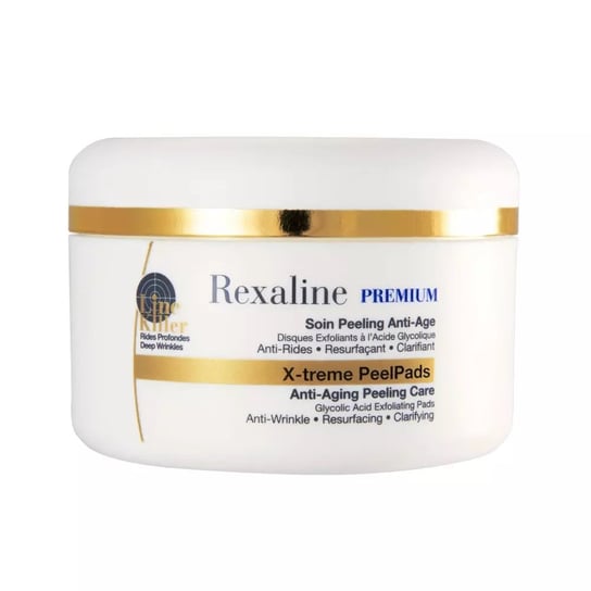 Rexaline, X-treme PeelPads Anti-Aging Peeling Care peeling przeciwzmarszczkowy w płatkach 30szt Rexaline