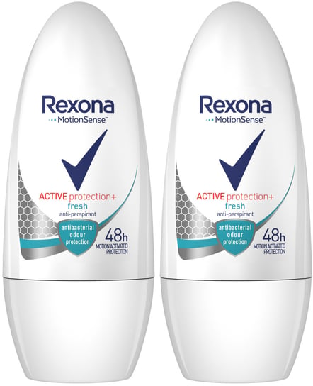 Rexona Active Fresh, Antyperspirant Roll on 50ml x2 Rexona