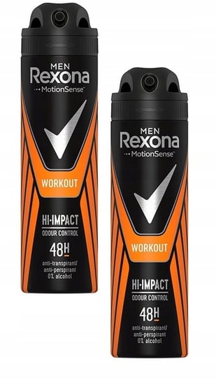 Rexona Men, Antyperspirant spray Workout, 2 x 150ml Rexona