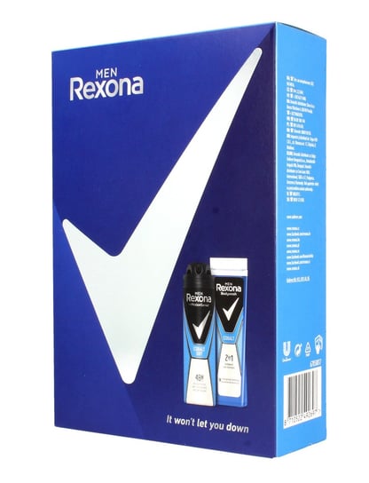 Rexona, Men Cobalt Dry, zestaw kosmetyków, 2 szt. Rexona