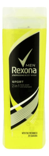 Rexona, Men Sport, żel pod prysznic i szampon 2w1, 400 ml Rexona