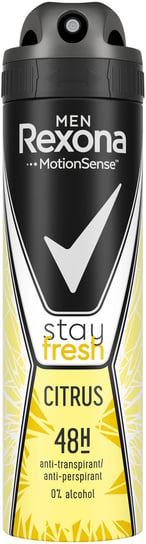 Rexona, Men Stay Fresh, dezodorant w spray'u Citrus, 150 ml Rexona