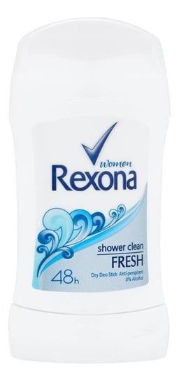 Rexona, Shower Clean, antyperspirant w sztyfcie, 40 ml Rexona