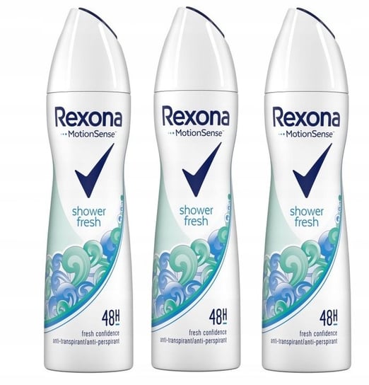 Rexona, Shower Fresh Antyperspirant, 3x150 Ml Rexona