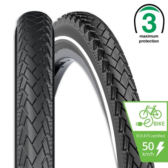 Rexway, Opona rowerowa, E-bike MAX. 50 KM, 28x1 5/8x1 3/8, 700x35C Rexway