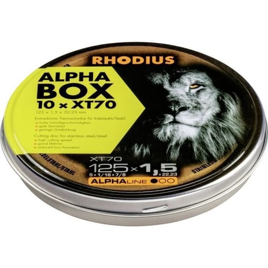 Rhodius XT70 BOX 211083 Tarcza tnąca 125 mm 22,23 mm 1 szt. Rhodius