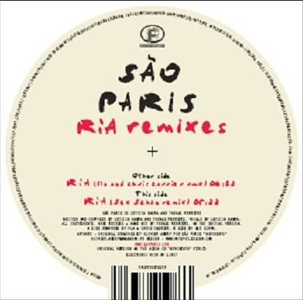 Ria Remixes, płyta winylowa Sao Paris