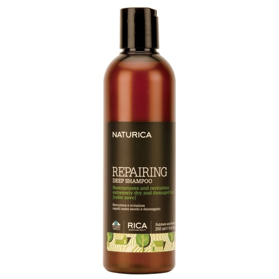 Rica Naturica Repairing, Szampon odbudowująco-regenerujący do włosów suchych i zniszczonych 250ml Rica