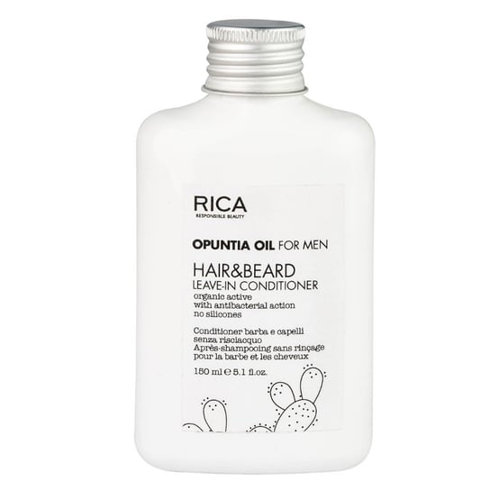 Rica Opuntia Oil for Men Hair & Beard, Odżywka nawilżająca do włosów i brody 150ml Rica