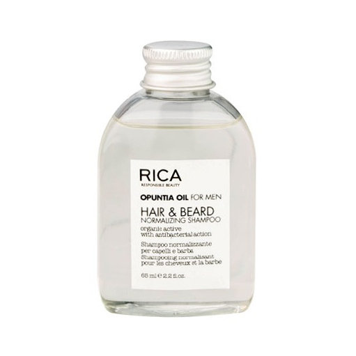 Rica, Opuntia Oil For Men, szampon nawilżający do włosów i brody, 65 ml Rica