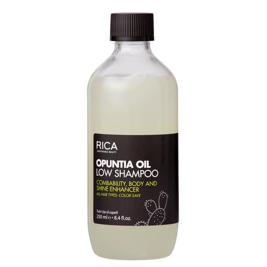 Rica Opuntia Oil Low, Szampon niskopieniący nadający połysk, miękkość i objętość 250ml Rica