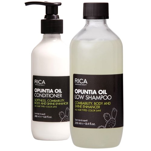 Rica, Opuntia Oil, Zestaw kosmetyków do każdego typu włosów, 2 szt. Rica