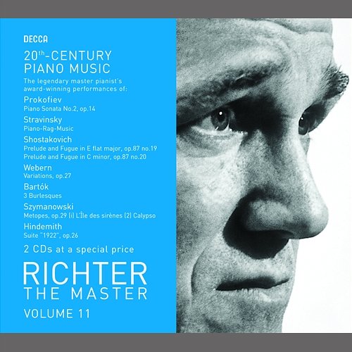 Richter The Master - 20th Century Piano Works Sviatoslav Richter
