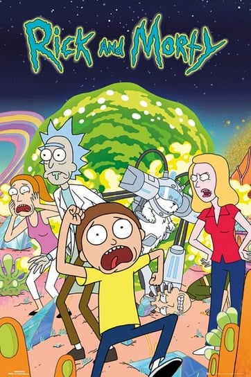 Rick and Morty Bohaterowie - plakat z serialu 61x91,5 cm RICK AND MORTY