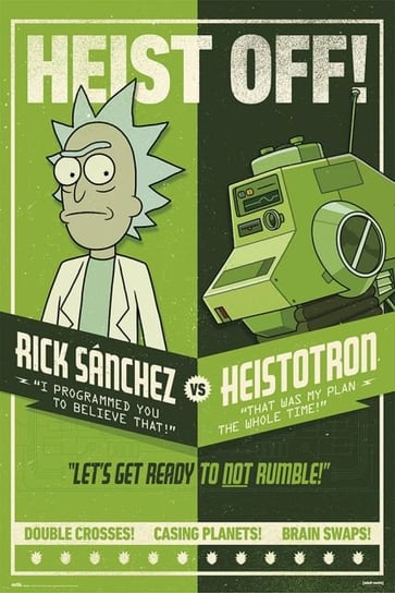 Rick and Morty Heist Off - plakat 61x91,5 cm Inna marka
