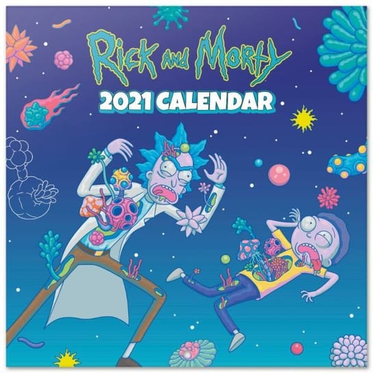 Rick and Morty - kalendarz ścienny 2021 30x30 cm RICK AND MORTY