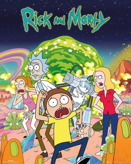 Rick and Morty - plakat z serialu 40x50 cm RICK AND MORTY