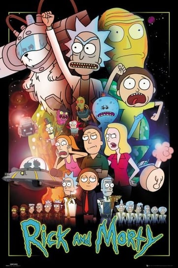 Rick and Morty Wars - plakat z serialu 61x91,5 cm RICK AND MORTY