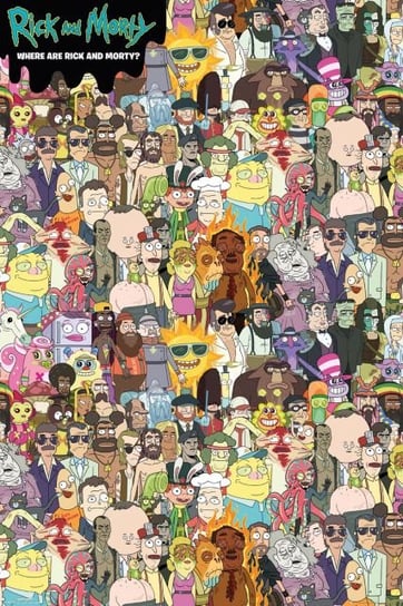 Rick and Morty Where's Rick - plakat 61x91,5 cm RICK AND MORTY
