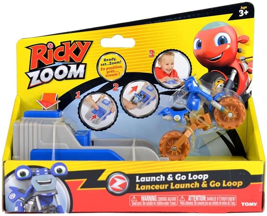 Ricky Zoom, wyrzutnia z figurką Motocykl Loop Ricky Zoom
