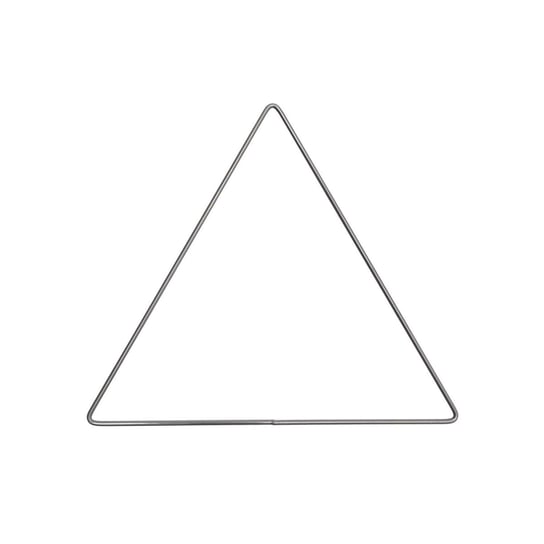 Rico Design, metalowa obręcz trójkąt, antracyt, 20 cm; do makramy Rico Design GmbG & Co. KG