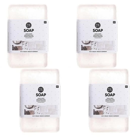 Rico Design, Przezroczyste mydła do formowania 100% wegańskie, 4x250 g Inna marka