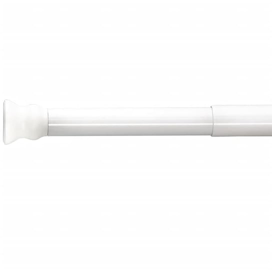RIDDER Drążek na zasłonę prysznicową, 70-115 cm, biały, 55101 RIDDER