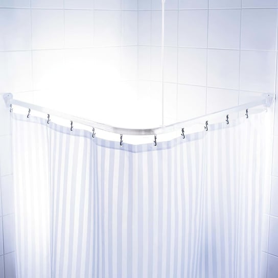 RIDDER Uniwersalny drążek prysznicowy, biały, 160 x 70 cm RIDDER