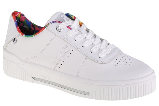 Rieker Evolution W0702-80, Damskie, buty sneakers, Biały Rieker